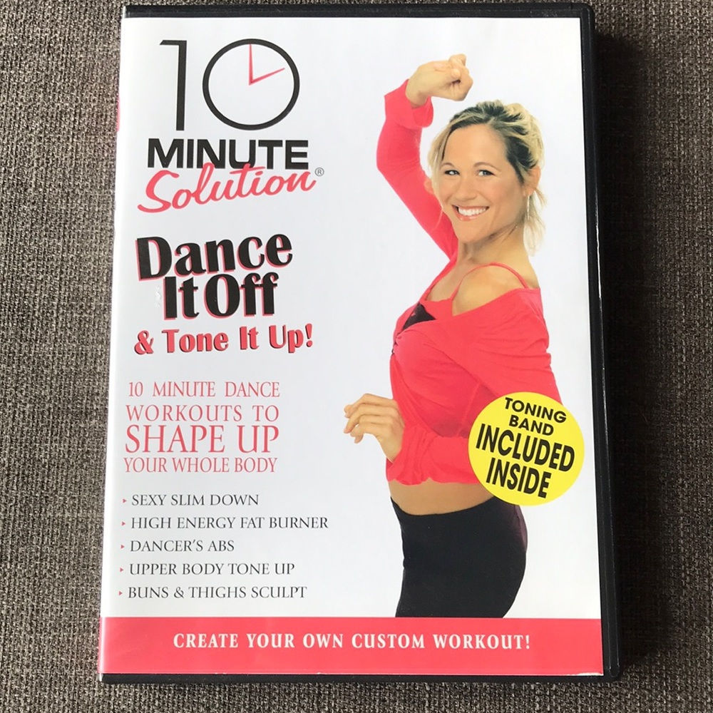 Starz ✨ 10 Minute Solution Dance it off & Tone it Up DVD 💃 🏋️‍♀️